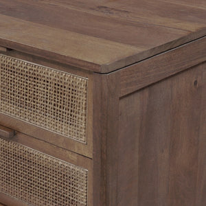 Sydney Large Nightstand-Brown Wash