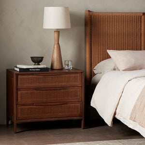 Sydney Large Nightstand-Brown Wash