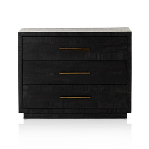 Suki Large Nightstand - Burnished Black