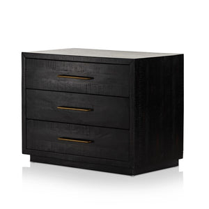 Suki Large Nightstand - Burnished Black