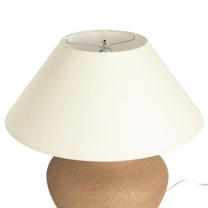 Parma Ceramic Table Lamp-Dark Sand