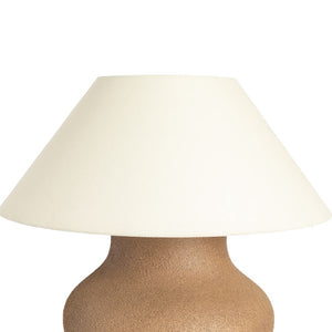 Parma Ceramic Table Lamp-Dark Sand