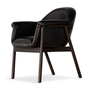 Sora Dining Armchair-Sonoma Black