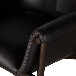 Sora Dining Armchair-Sonoma Black