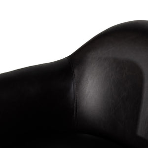 Sora Dining Armchair-Sonoma Black