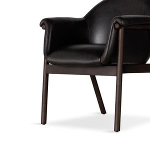 Sora Dining Armchair-Sonoma Black