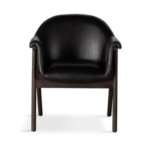 Sora Dining Armchair-Sonoma Black