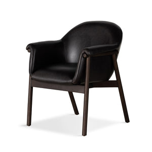 Sora Dining Armchair-Sonoma Black
