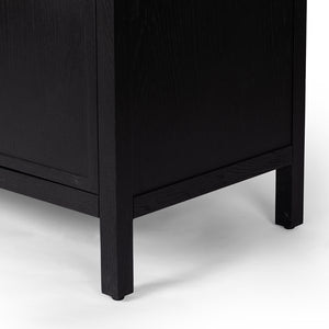 Hopkins Bookcase-Brushed Ebony Oak Vnr