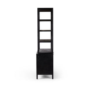 Hopkins Bookcase-Brushed Ebony Oak Vnr