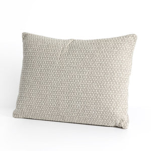 Leather Tie Classic Pillow-Oatmeal-16x24