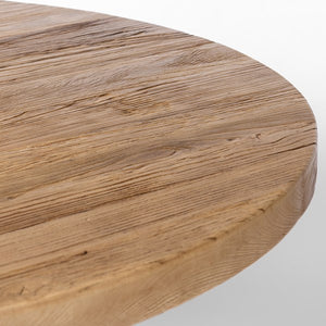 Allandale Round Dining Table-Natural Elm