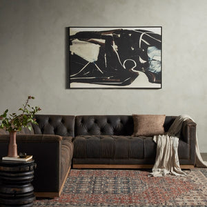 Maxx 3pc Sectional-101-Destroyed Black