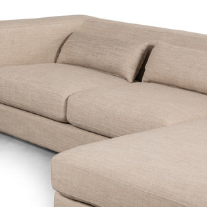 Sena 2pc Sec W/Raf Chaise-Wheat