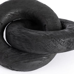 Reclaimed Wood Knot-Carbonized Black