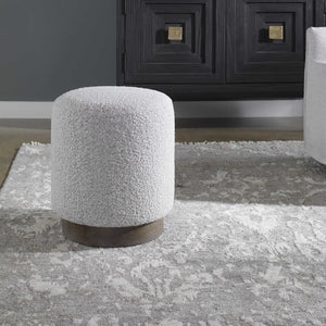 Avila Light Gray Ottoman