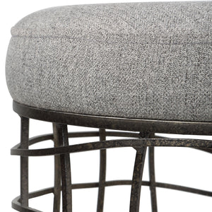 Uttermost Carnival Iron Round Accent Stool