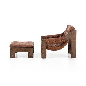 Halston Chair W/Ottoman-Heirloom Sienna