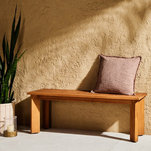 Tharp Outdoor Pillow-Textured Taupe