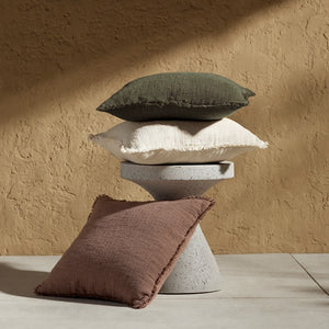 Tharp Outdoor Pillow-Textured Taupe
