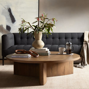 Toli Coffee Table-Wood-Rustic Grey
