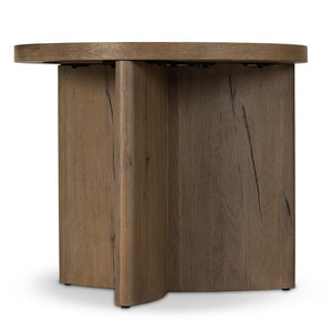 Toli End Table-Wood-Rustic Grey