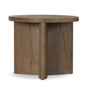 Toli End Table-Wood-Rustic Grey