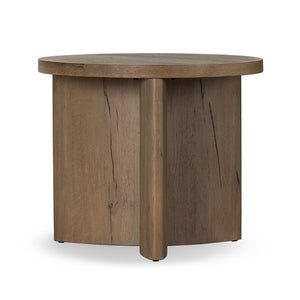 Toli End Table-Wood-Rustic Grey