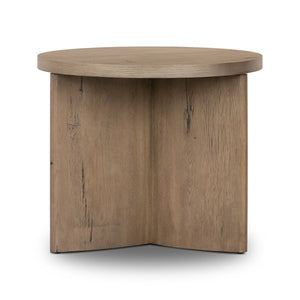 Toli End Table-Wood-Rustic Grey