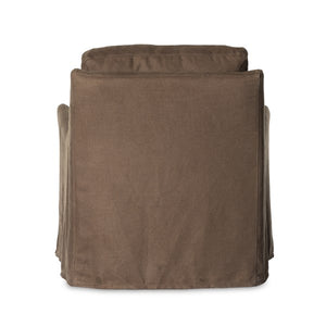 Monette Slipcover Swivel Chair-Coffee