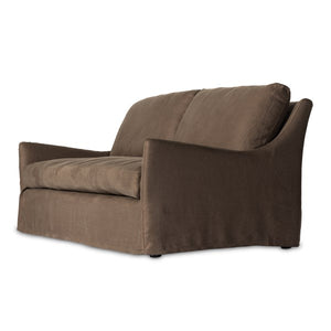 Monette Slipcover Sofa-94"-Coffee