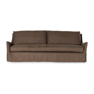 Monette Slipcover Sofa-94"-Coffee