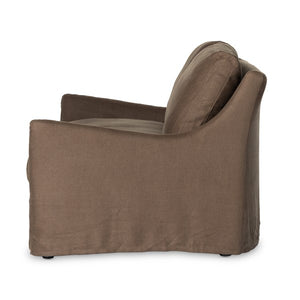 Monette Slipcover Sofa-94"-Coffee