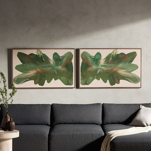 Rorschach Forrest Diptych By Orfeo Quagl