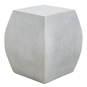 Uttermost Grove Ivory Wooden Accent Stool