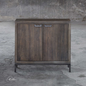 Simplicity Two-Door Wood Cabinet
