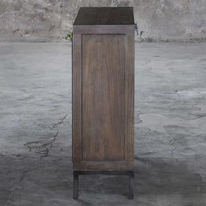Simplicity Two-Door Wood Cabinet