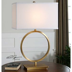 Brass Ring Table Lamp