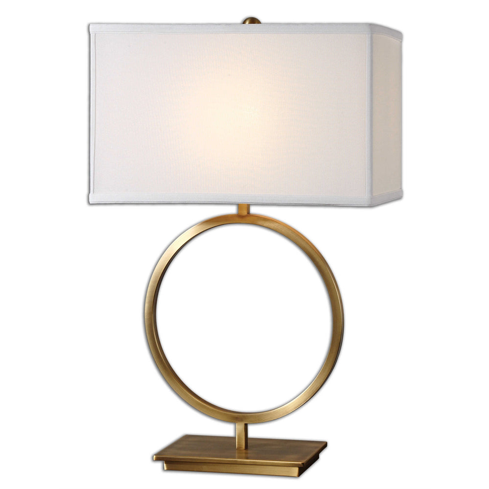 Brass Ring Table Lamp