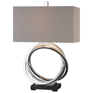 Rings Table Lamp – Silver