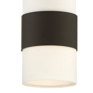 Libby Langdon for Crystorama Grayson 1 Light Dark Bronze Pendant