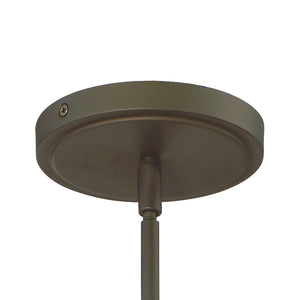 Libby Langdon for Crystorama Grayson 1 Light Dark Bronze Pendant