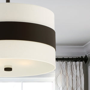 Libby Langdon for Crystorama Grayson 3 Light Dark Bronze Chandelier