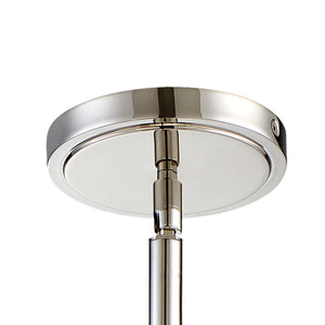 Libby Langdon for Crystorama Grayson 3 Light Polished Nickel Chandelier
