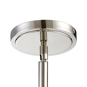 Libby Langdon for Crystorama Grayson 5 Light Polished Nickel Chandelier