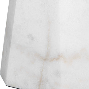 Citadel White Marble Table Lamp