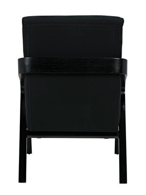 Lamar Chair, Charcoal Black