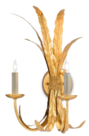 Bette Wall Sconce - Grecian Gold Leaf