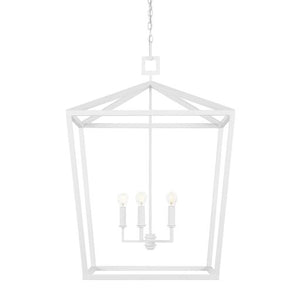 Denison White Large Chandelier