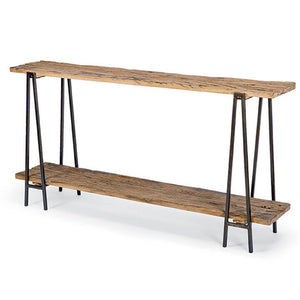Regina Andrew Reclaimed Wood Console Table – Blackened Iron
